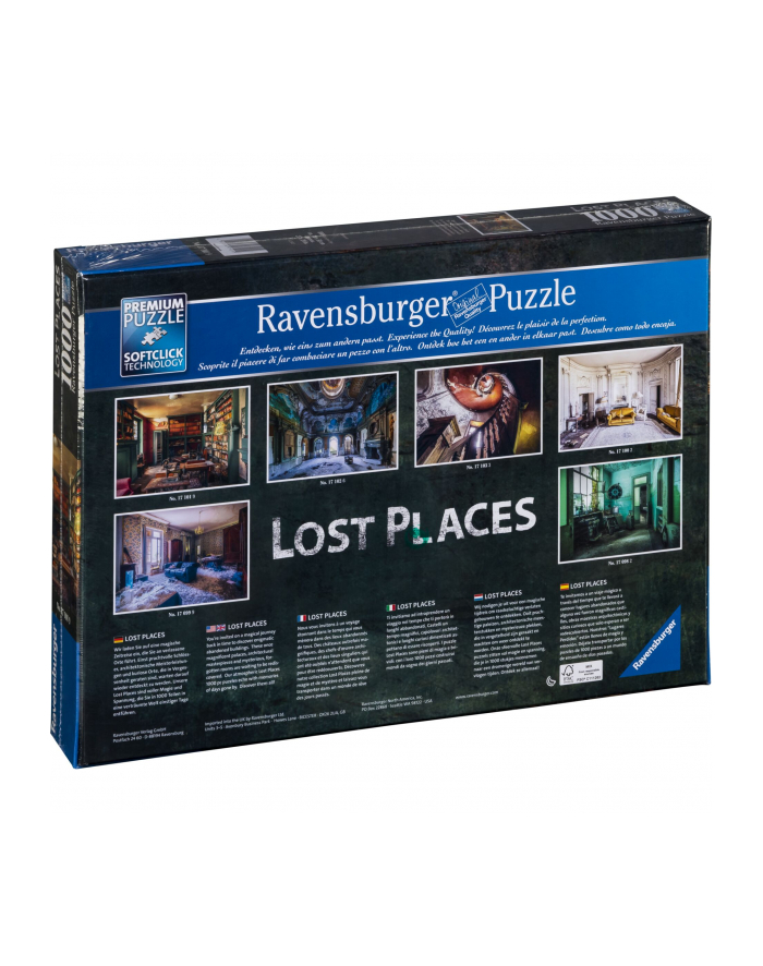 ravensburger RAV puzzle 1000 Tajemn.biblioteka zamkowa 17101 główny