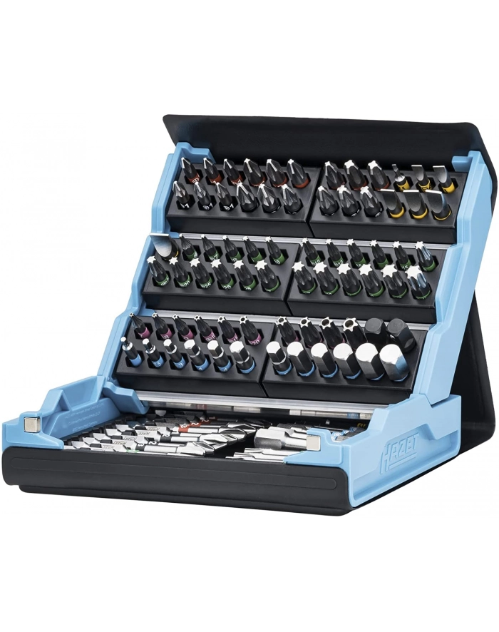 Hazet SmartCase bit set 2200SC-3, 96 pieces (Kolor: CZARNY/blue, 1/4 ) główny