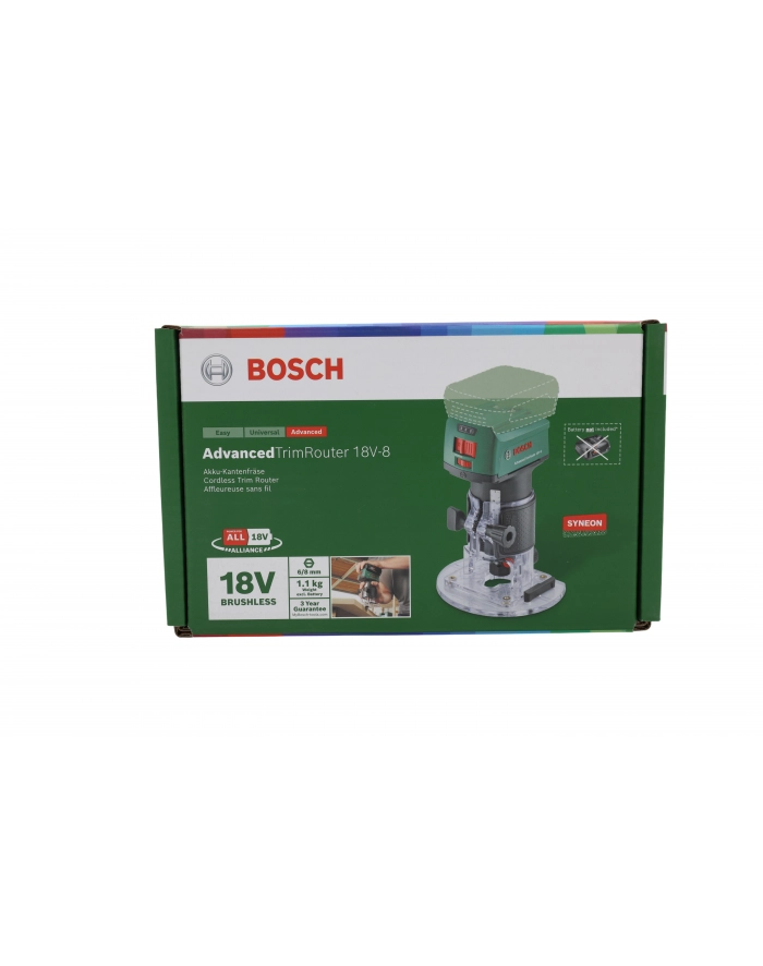 bosch powertools Bosch Cordless router AdvancedTrimRouter 18V-8 (green/Kolor: CZARNY, without battery and charger) główny