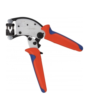 Knipex Self-adjusting crimping pliers Twistor T (red/blue, for ferrules) nr 2