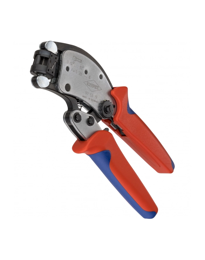 Knipex Self-adjusting crimping pliers Twistor T (red/blue, for ferrules) główny