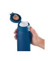 Emsa TRAVEL MUG light thermal mug 0.4 liters (dark blue, flip lid) - nr 8