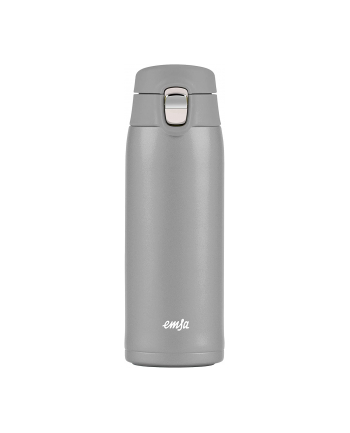 Emsa TRAVEL MUG light thermal mug 0.4 liters (silver, flip lid)