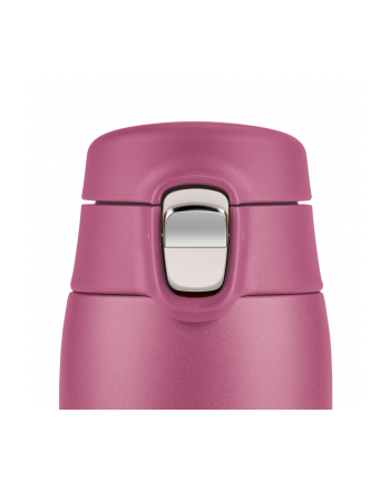 Emsa TRAVEL MUG light thermal mug 0.4 liters (pink, flip lid)