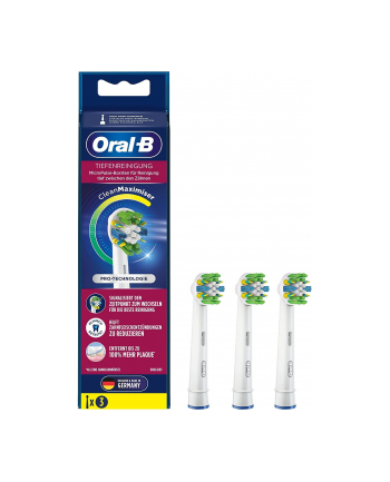 Braun Oral-B deep cleaning with CleanMaximiser 3er, brush head (Kolor: BIAŁY)