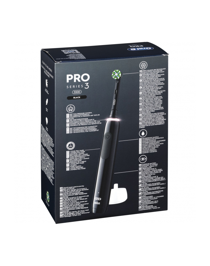 Braun Oral-B Pro 3 3500 Kolor: CZARNY Edition, electric toothbrush (Kolor: CZARNY) główny