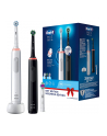 Braun Oral-B Pro 3 3900 Gift Edition, Electric Toothbrush (Kolor: BIAŁY/Kolor: CZARNY, incl. 2nd handpiece) - nr 1