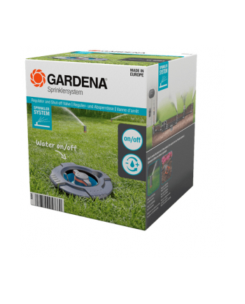 Gardena Sprinklersystem Regulating and Shut-off Box, Regulating Valve (grey)