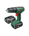 bosch powertools Bosch Cordless Impact Drill EasyImpact 18V-40 (green/Kolor: CZARNY, 2x Li-Ion battery 2.0Ah, case) - nr 14