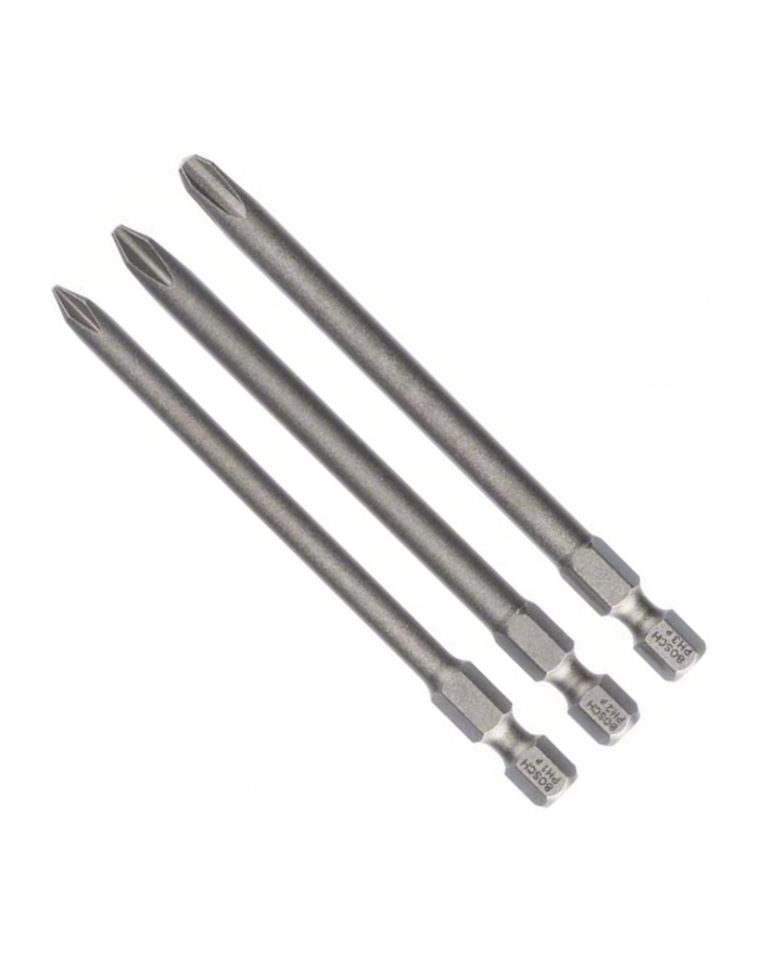 bosch powertools Bosch screwdriver bit set extra hard, 89mm, PH 1, PH 2, PH 3, bit set (3 pieces) główny