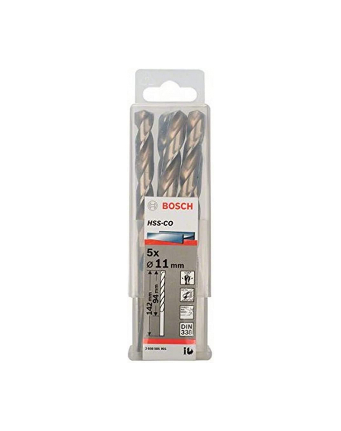 bosch powertools Bosch Metal twist drill HSS-Co, DIN 338,  11.0mm (5 pieces, working length 94mm) główny