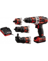 Einhell Cordless Drill TE-CD 12/1 3X-Li, 12V (red/Kolor: CZARNY, Li-Ion battery 2Ah, angle attachment, eccentric attachment) - nr 2