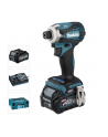 Makita Cordless impact wrench TD001GD201 XGT, 40V (blue/Kolor: CZARNY, 2x Li-Ion XGT battery 2.5Ah, in MAKPAC size 2) - nr 3