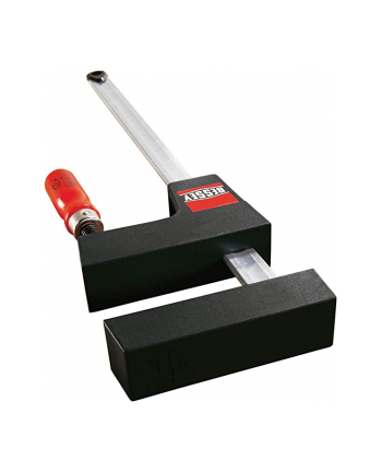 Bessey Light body clamp UniKlamp UK80 (Kolor: CZARNY/red, 800 / 80)