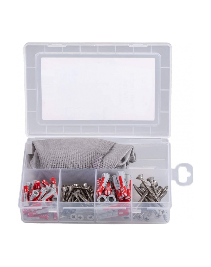 FISCHER practical helpers garden ' house, dowels (light grey/red, 71 pieces) główny