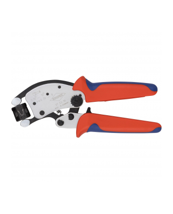 Knipex Self-adjusting crimping pliers Twistor T (red/blue, for ferrules)