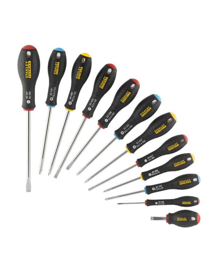 Stanley FatMax screwdriver set, 12 pieces (Kolor: CZARNY, incl. case) główny