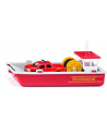 SIKU SUPER fire brigade work boat, toy vehicle (red/grey) - nr 15