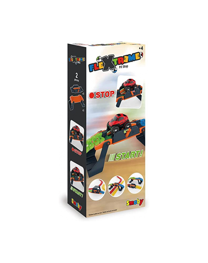 Smoby FleXtreme 2-in-1 PitStop, racetrack (grey/orange) główny