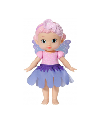 ZAPF Creation BABY born Storybook Fairy Violet 18cm, doll (with magic wand, stage, backdrop and little picture book)