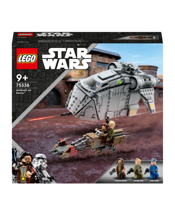 LEGO 75338 Star Wars Attack on Ferrix Construction Toy (Andor Set, with Mobile Tac-Pod, Speeder Bike and 3 Minifigures)