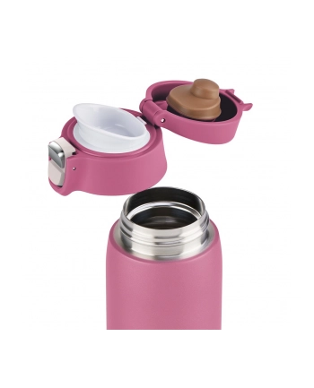 Emsa TRAVEL MUG light thermal mug 0.4 liters (pink, flip lid) nr 2