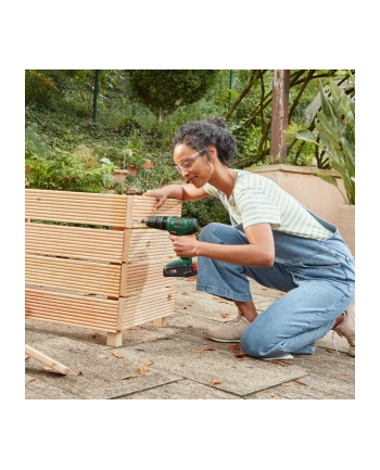 bosch powertools Bosch Cordless Impact Drill EasyImpact 18V-40 (green/Kolor: CZARNY, 2x Li-Ion battery 2.0Ah, case) nr 1