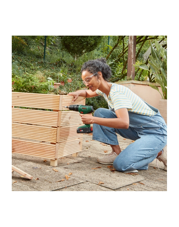 bosch powertools Bosch Cordless Impact Drill EasyImpact 18V-40 (green/Kolor: CZARNY, 2x Li-Ion battery 2.0Ah, case) główny