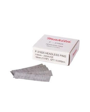 Makita pins F-31825, for pintacker, 0.6 x 18mm, nail (10,000 pieces) nr 2
