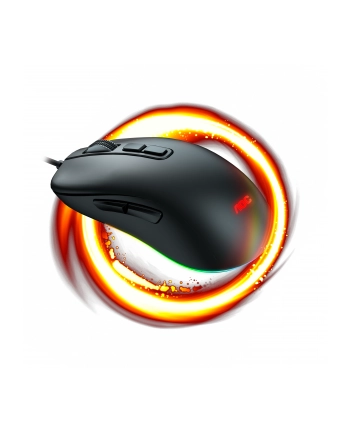 Mysz przewodowa AOC GM300B Pixart PMW3327 RGB 6200 DPI czarna