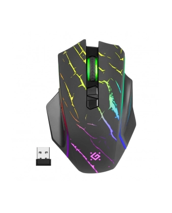 Mysz bezprzewodowa Defender URAN GM-503 optyczna 3200dpi czarna RGB AKUMULATOR 8 przycisków Gaming nr 1
