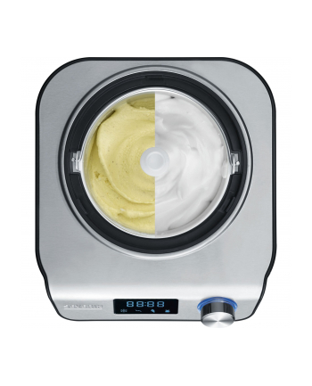 Severin compact ice cream machine ' yoghurt maker EZ 7407 (Kolor: CZARNY (matt) / silver)