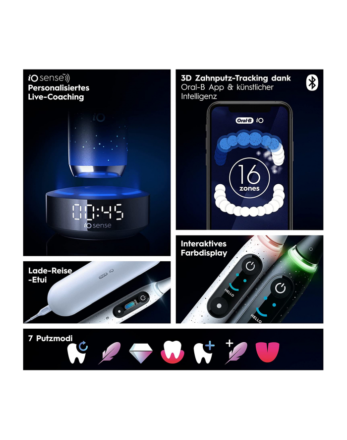 Braun Oral-B iO Series 10, electric toothbrush (Kolor: CZARNY, cosmic Kolor: CZARNY) główny