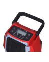 Einhell TC-RA 18 Li BT - Solo, construction site radio (red/Kolor: CZARNY, Bluetooth) - nr 14