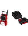 Einhell TC-RA 18 Li BT - Solo, construction site radio (red/Kolor: CZARNY, Bluetooth) - nr 1