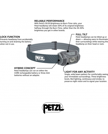 Petzl TIKKA, LED light (grey)