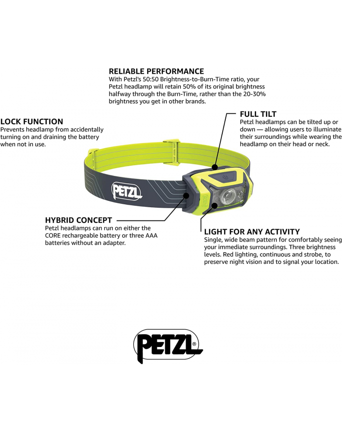 Petzl TIKKA, LED light (yellow) główny