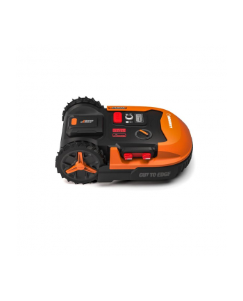 Worx robot lawn mower Landroid L1000 2.0 (model 2021) (orange/Kolor: CZARNY, Li-ion battery 4.0Ah, cutting width 18cm)
