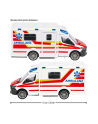 Majorette Mercedes-Benz Sprinter ambulance, toy vehicle (Kolor: BIAŁY/red) - nr 3