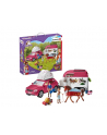 Schleich Horse Club adventures with car and horse trailer, toy figure - nr 38