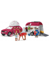 Schleich Horse Club adventures with car and horse trailer, toy figure - nr 39