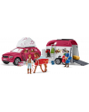 Schleich Horse Club adventures with car and horse trailer, toy figure - nr 40