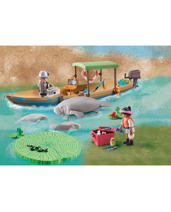 Playmobil 71010 Wiltopia - boat trip to the manatees, construction toy