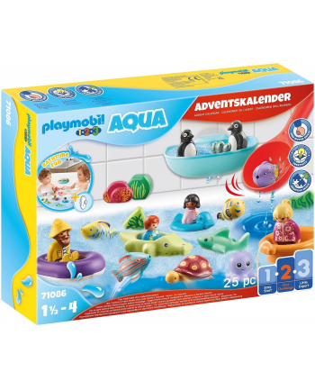 Playmobil 71086 1.2.3 AQUA: Advent calendar bathing fun, construction toys nr 1