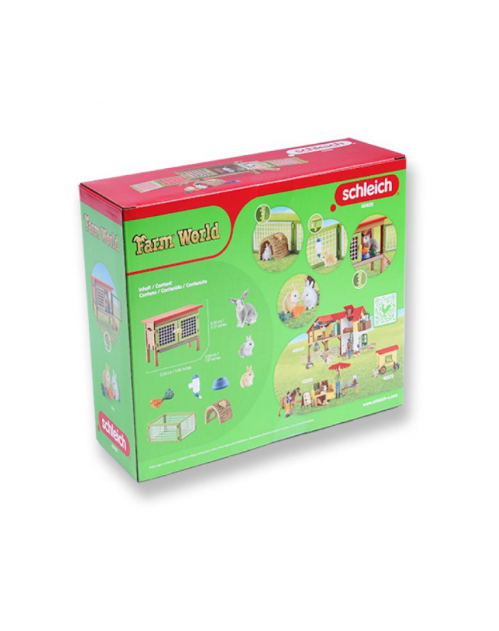 Schleich Farm World rabbit hutch, play figure główny