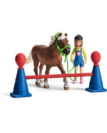 Schleich Farm World Pony Agility Training, play figure