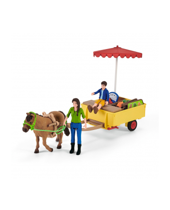 Schleich Farm World mobile farm stand, play figure