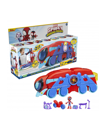 Hasbro Marvel Spidey and His Amazing Friends 2-in-1 Spider Caterpillar Toy Vehicle