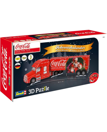 Revell 3D Puzzle Advent Calendar Coca-Cola Truck (red/multicolored)