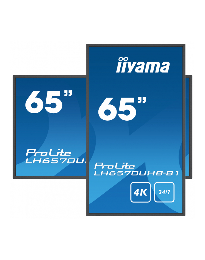 Iiyama Digitalsignage Prolite Lh6570Uhb-B1 65'' główny